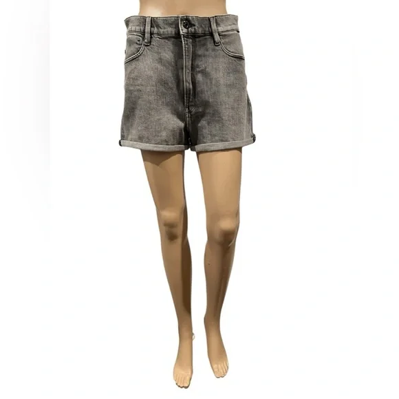 G-STAR Raw Shorts Womens Tedie Ultra High Rise Denim Faded Carbon Size 29 - Picture 5 of 16